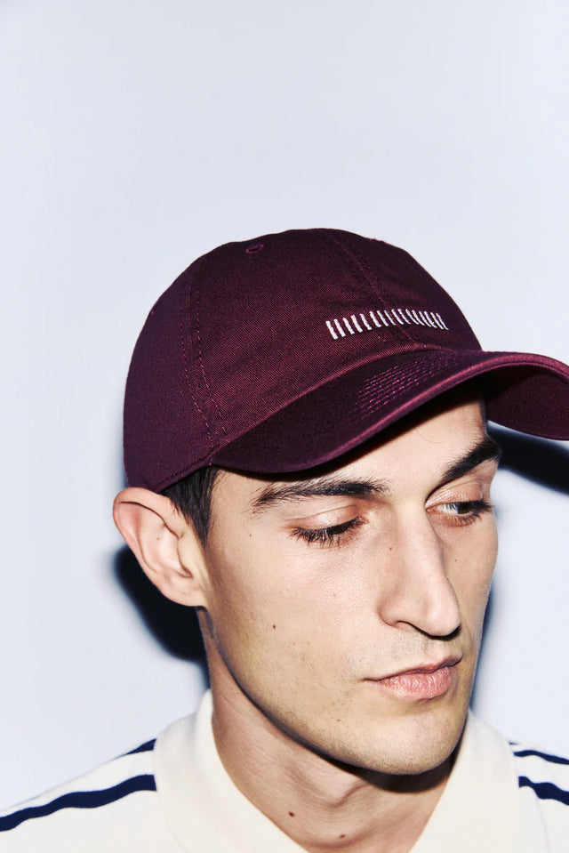 Unfeigned Cotton Twill Baseball Cap - Burgundy