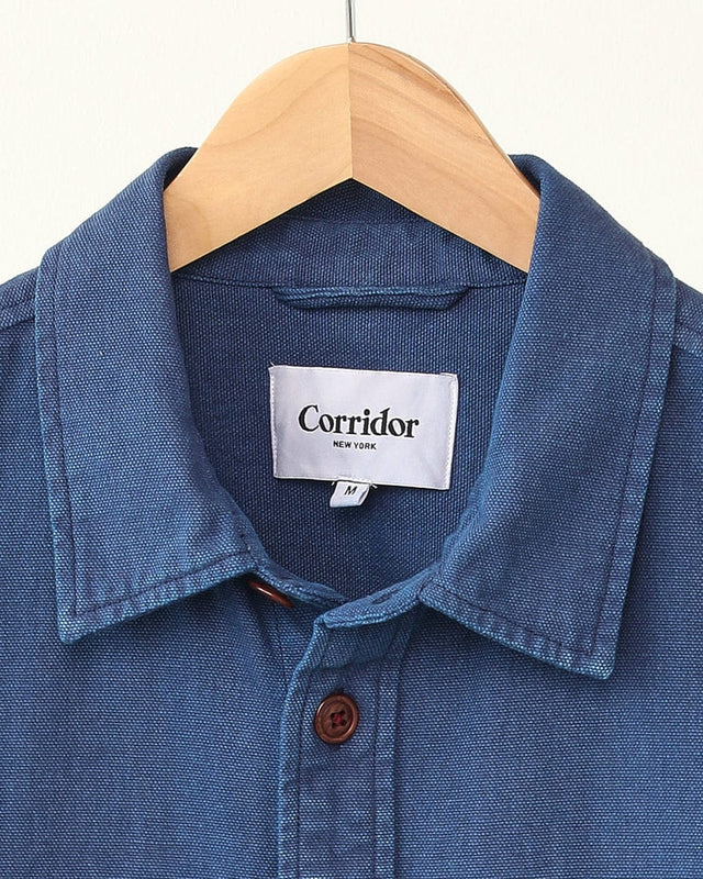 Corridor Duck Dye Overshirt - Indigo