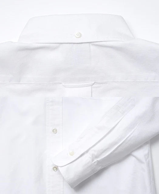 Kamakura Vintage Ivy Plain Oxford Button Down Shirt - White