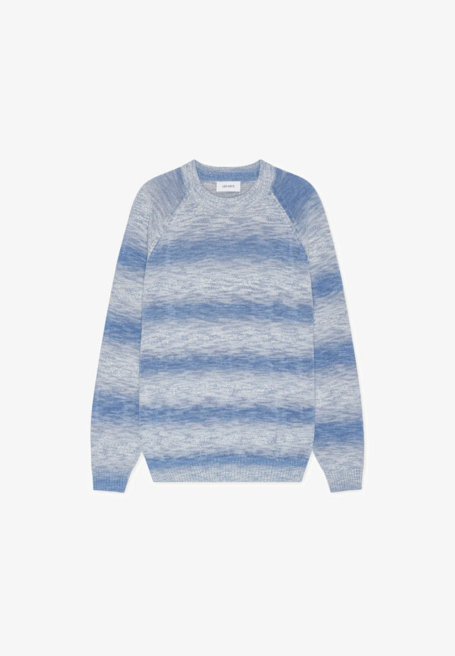 Les Deux Light Gradient Knit - Faded Denim Blue