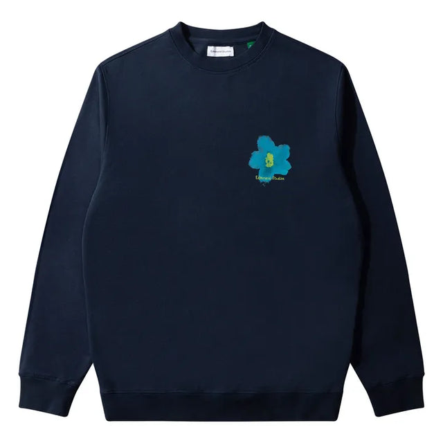 Edmmond Studios Garden Crew Sweat - Plain Navy