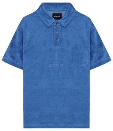 Howlin' Mr Fantasy Terry Towelling Polo - Pacific Blue