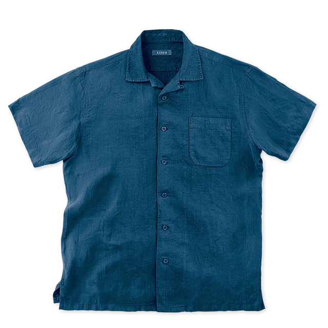 Kerrin Holiday Shirt - Ocean Blue