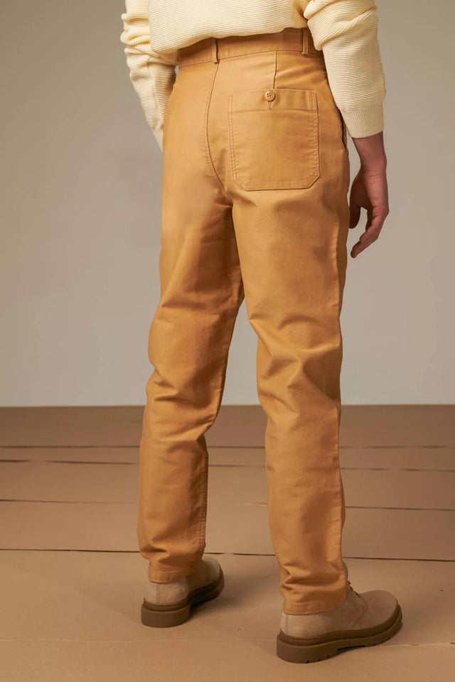 Le Mont St Michel Perig Wide Leg Work Trouser - Kraft