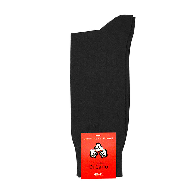 Di Carlo Cotton/Cashmere Wide Rib Sock