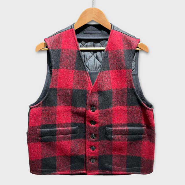 Fortela Claudio Buffalo Check Vest