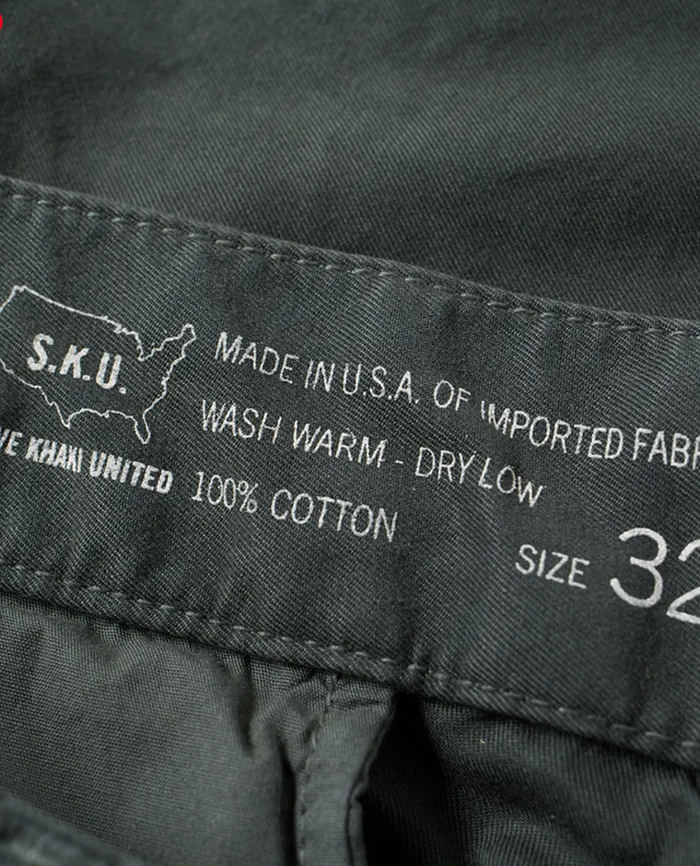 Save Khaki Light Twill Cotton Trouser