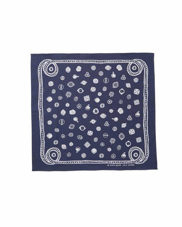 Snow Peak Cotton SP Dot Bandana