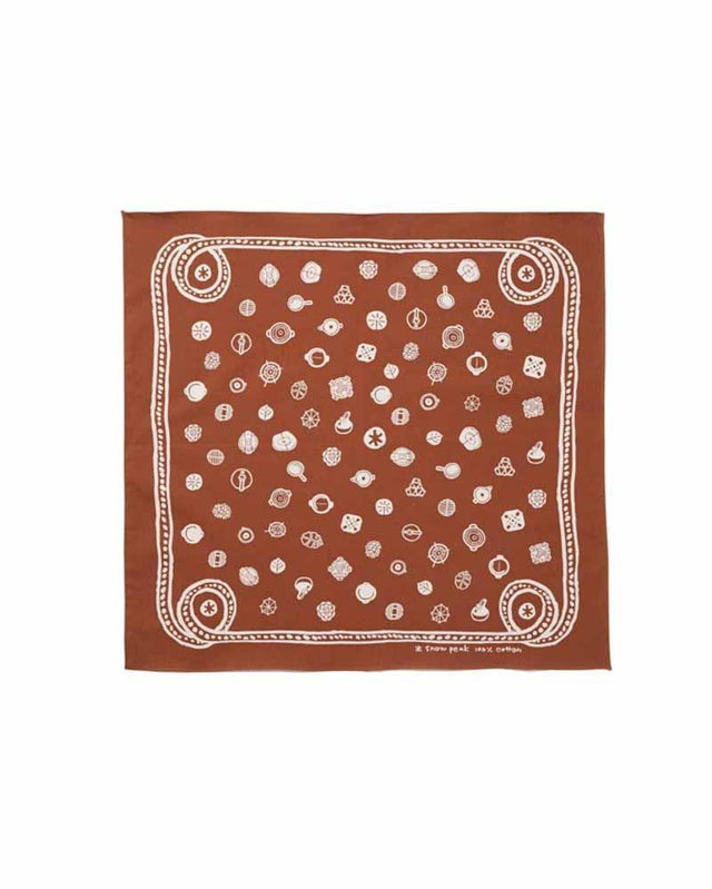 Snow Peak Cotton SP Dot Bandana