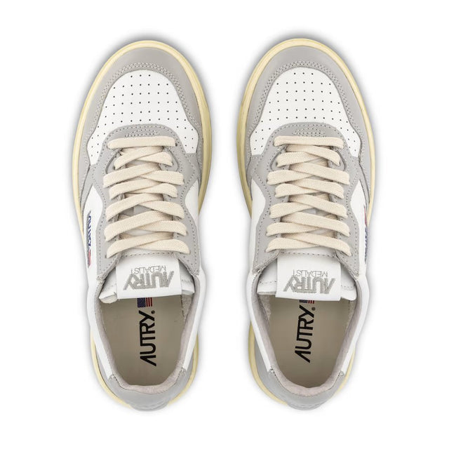 Autry Medalist Two Tone Low Sneaker White/Vapor