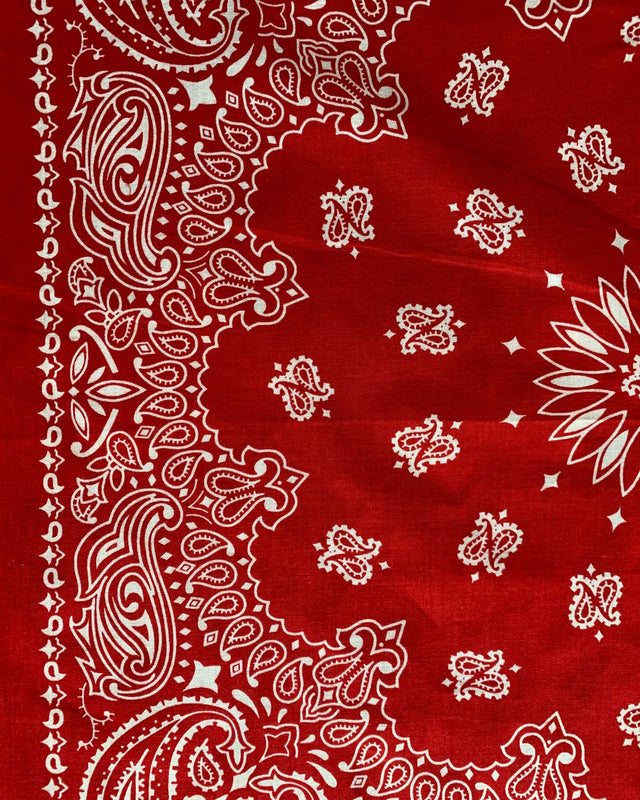 Fortela Paisley Bandana Red