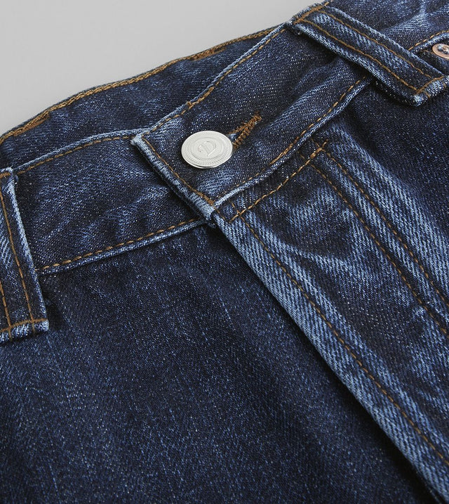 Drake's Stone Wash 14.2oz Japanese Selvedge Denim Five-Pocket Jeans
