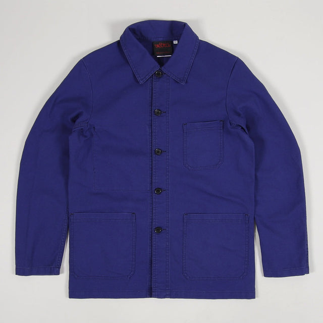 Vetra Washed Twill Cotton Workwear Jacket - Hydrone Blue