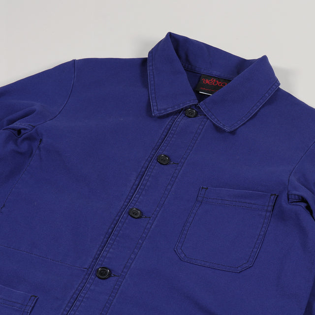 Vetra Washed Twill Cotton Workwear Jacket - Hydrone Blue